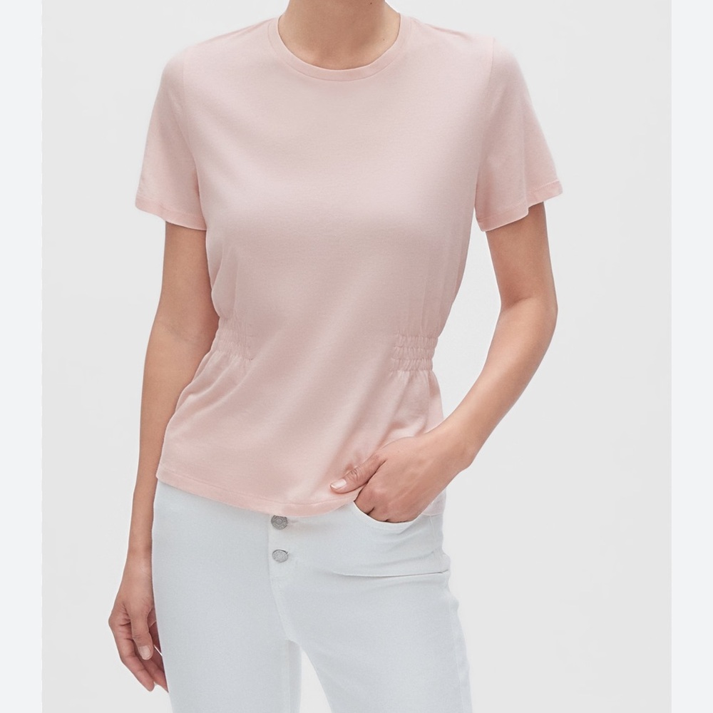 Banana Republic Smocked Waist T-Shirt